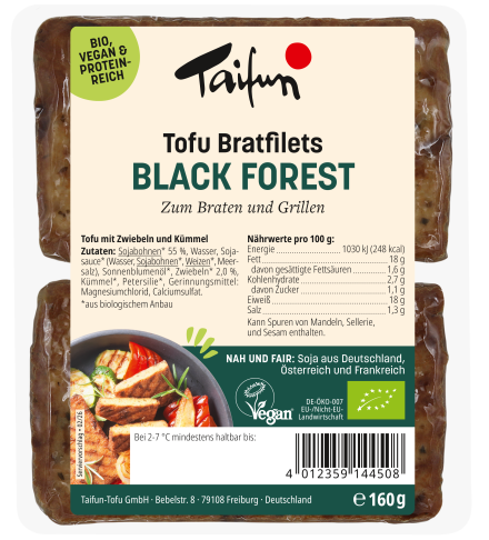 Taifun Bratfilets Tofu Black Forest 200g