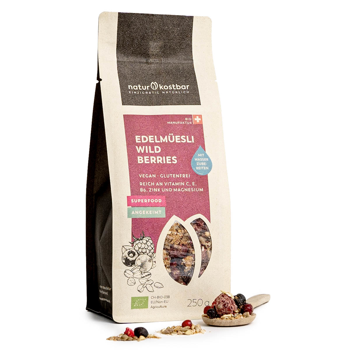 Naturkostbar Edelmüesli Wild Berries 250g