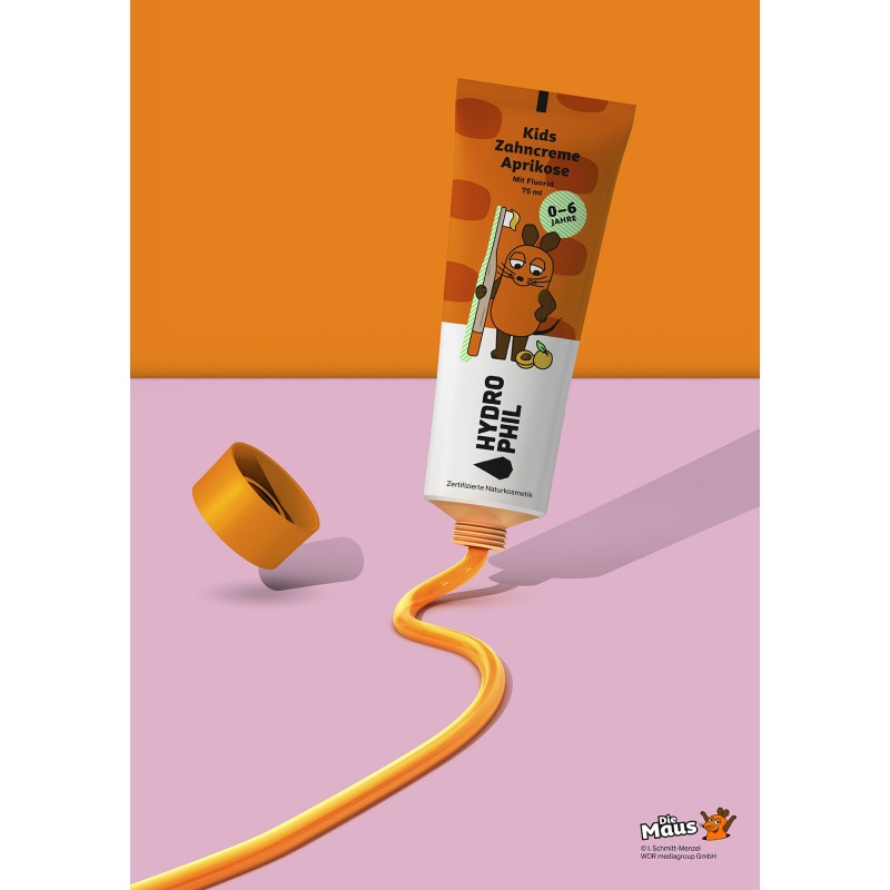 Hydrophil-Kids-Zahncreme-Aprikose-vegan Hydrophil-Kids-Zahncreme-Aprikose-vegan