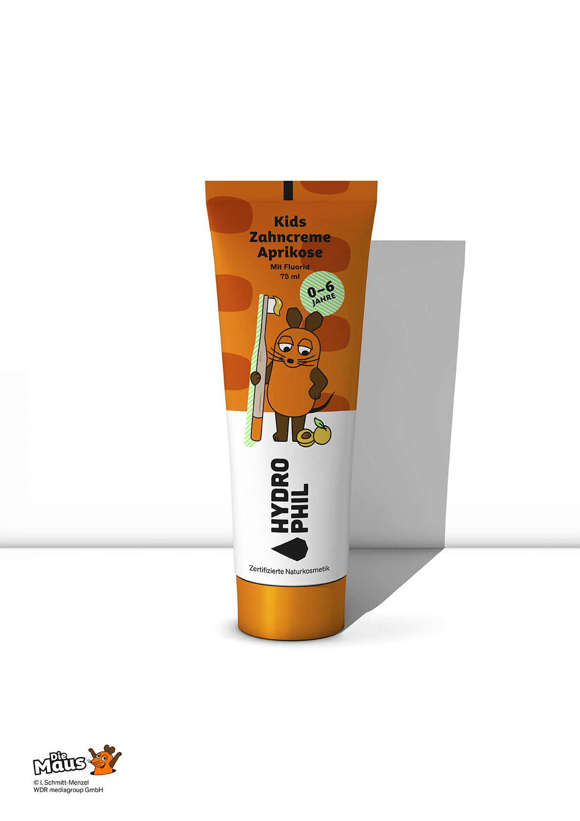 Hydrophil-Zahnpasta-Kinder-Aprikose-vegan Hydrophil-Zahnpasta-Kinder-Aprikose-vegan