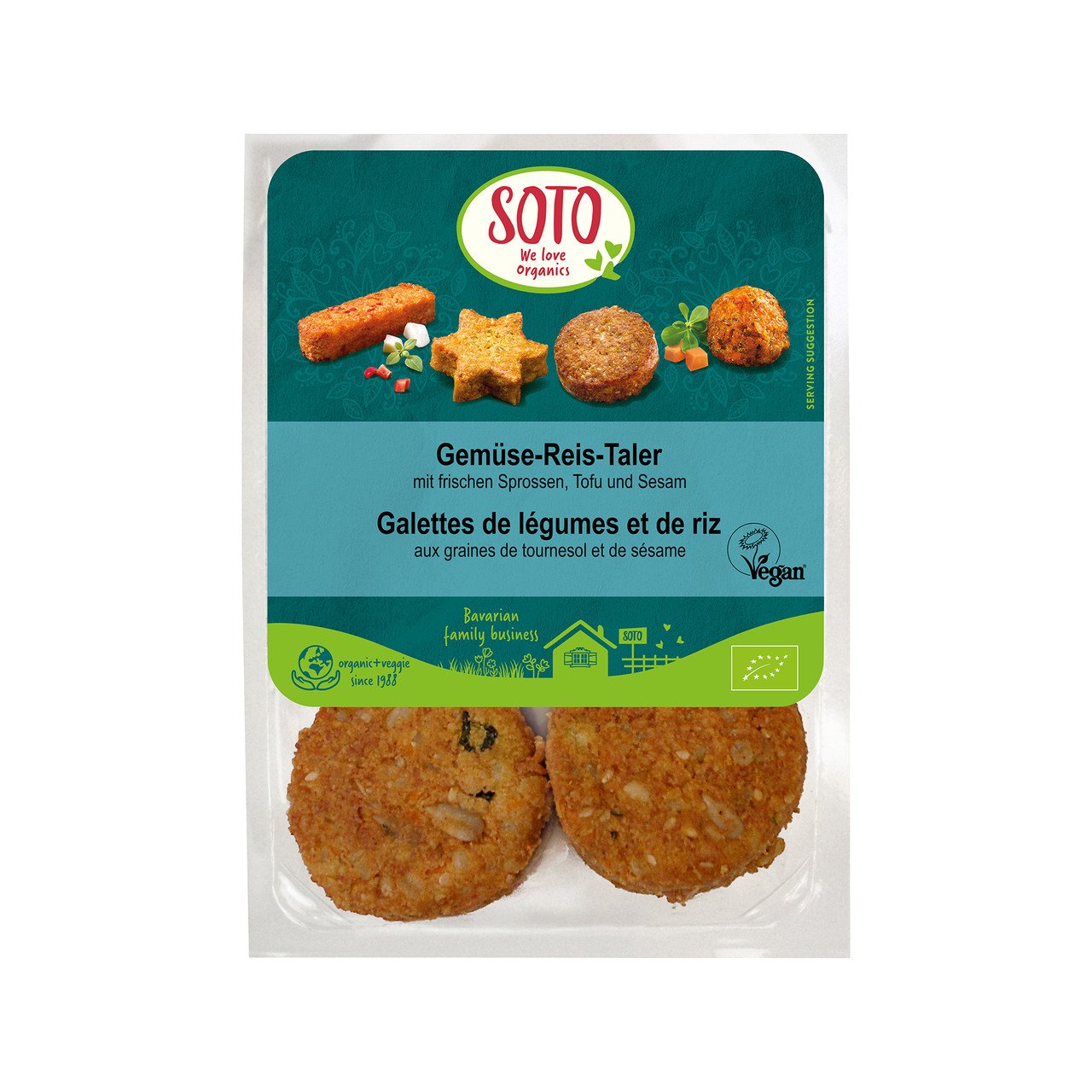 Soto Gemüse-Reis-Taler 250g