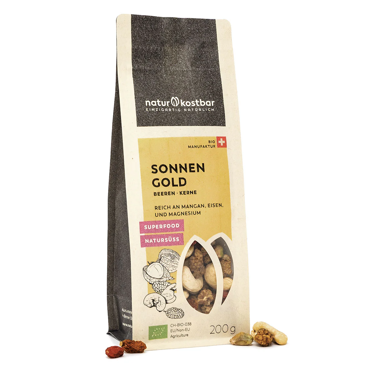 Naturkostbar Sonnengold Beeren und Kerne 200g