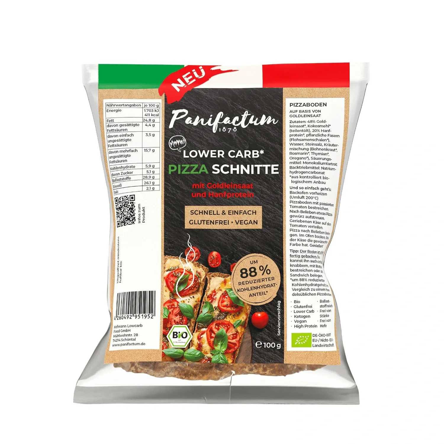 Panifactum-Lowcarb-Pizzaschnitte-vegan Panifactum-Lowcarb-Pizzaschnitte-vegan