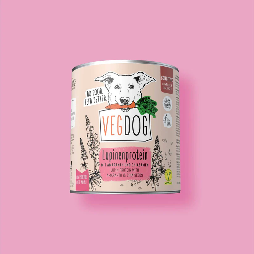 VegDog Nassfutter Sensitive Lupinenprotein 400g