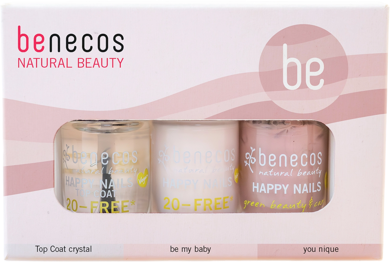 Benecos Nagellack Geschenkset Nude Obsession 3x5ml