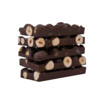 Zartbitter Bruchschokolade mit Haselnüssen 160g