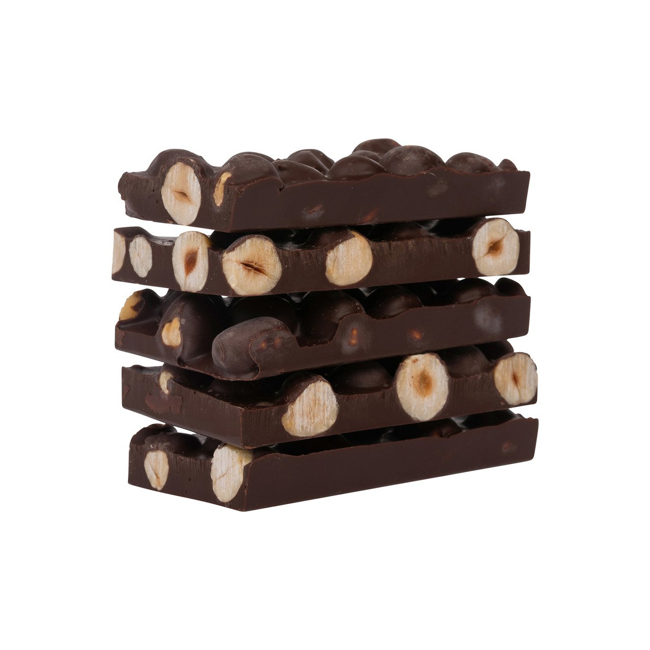 Zartbitter Bruchschokolade mit Haselnüssen 160g