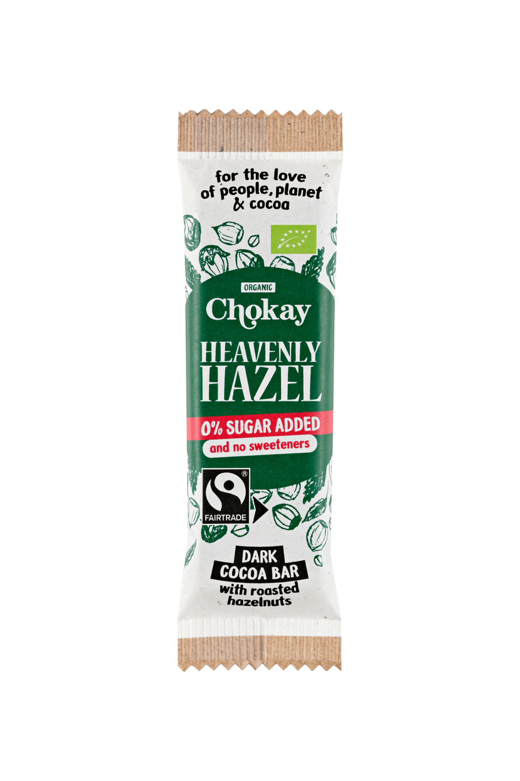 Chokay Heavenly Hazel Zartbitterriegel mit gerösteten Haselnüssen 30g ...