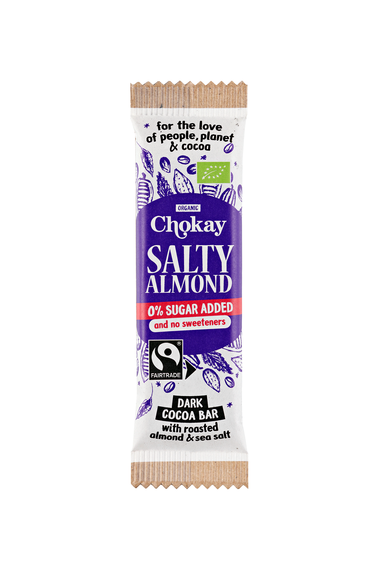 Chokay Salty Almond Zartbitterriegel 30g