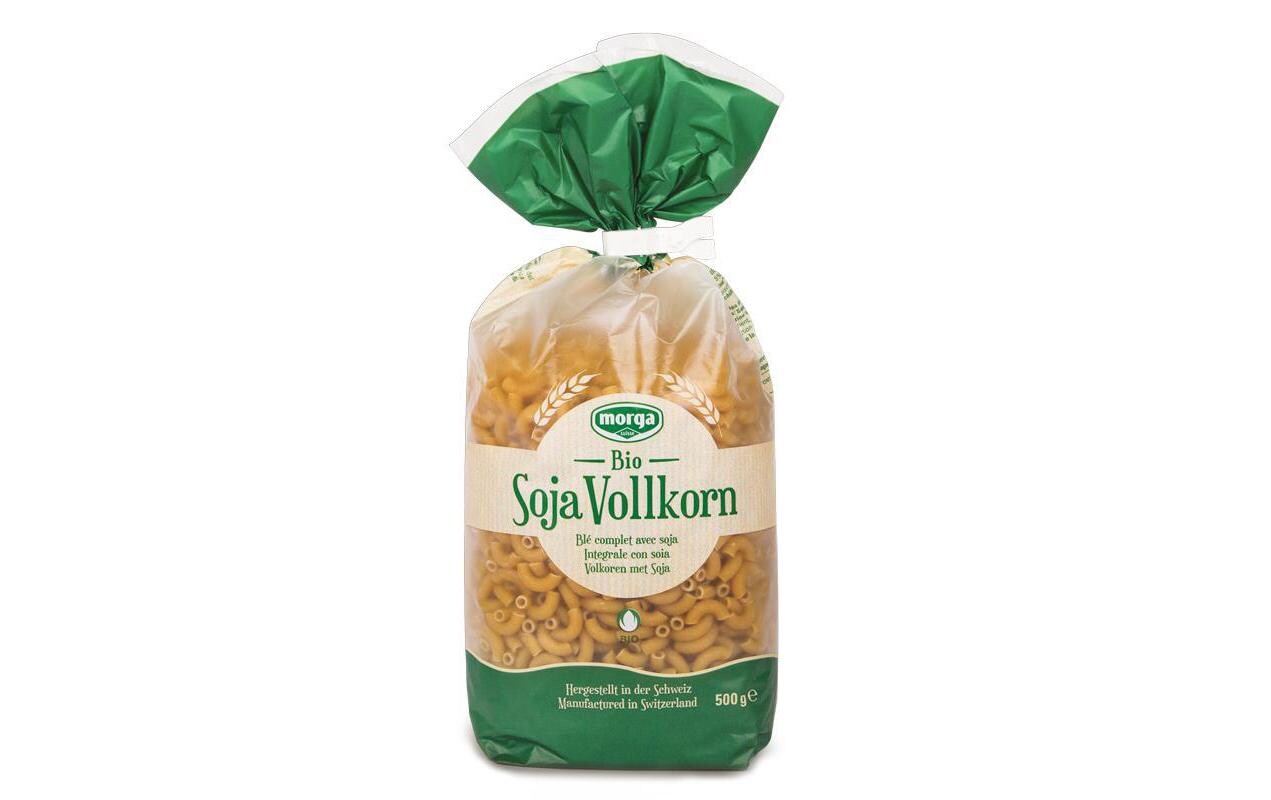 Morga Bio Soja Vollkorn Hörnli 500g
