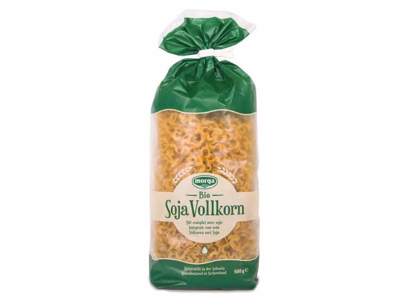 Morga Bio Soja Vollkorn Krausnüdeli 500g