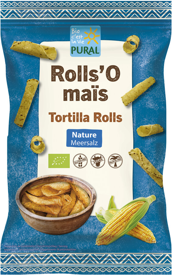 Pural Rolls’o Mais Tortilla Rolls Meersalz 125g