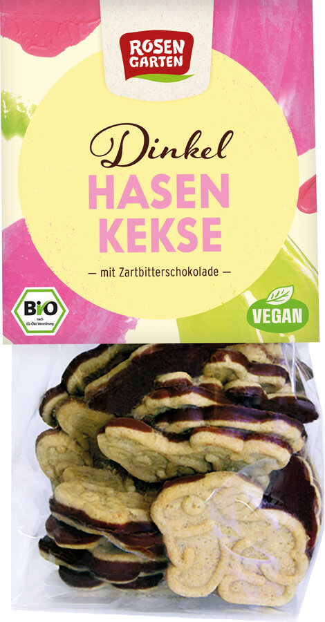 Rosengarten Bio Dinkel Hasenkekse 125g