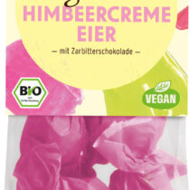 Rosengarten Schoko Eier Zartbitter mit Himbercremefüllung 85g