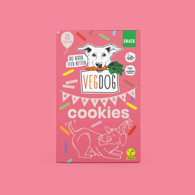 VegDog Birthday Cookies 400g