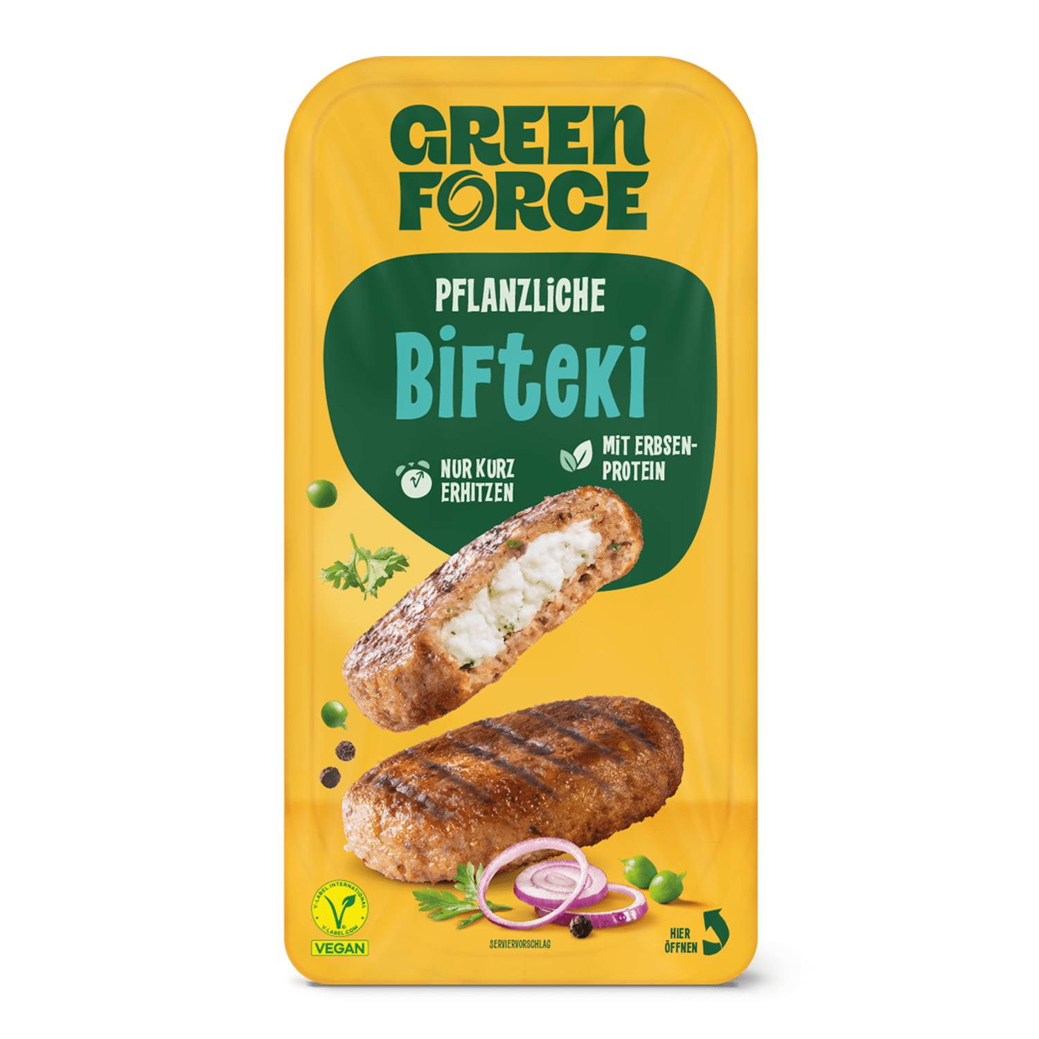 Greenforce Vegane Bifteki 180g