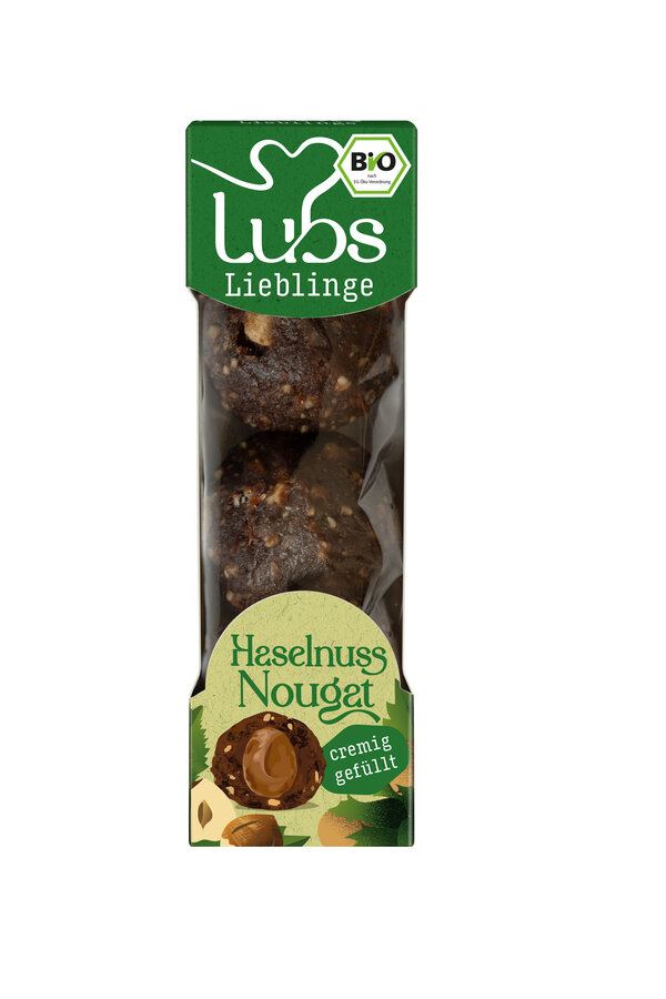 Lubs Lieblinge Haselnuss Nougat 60g