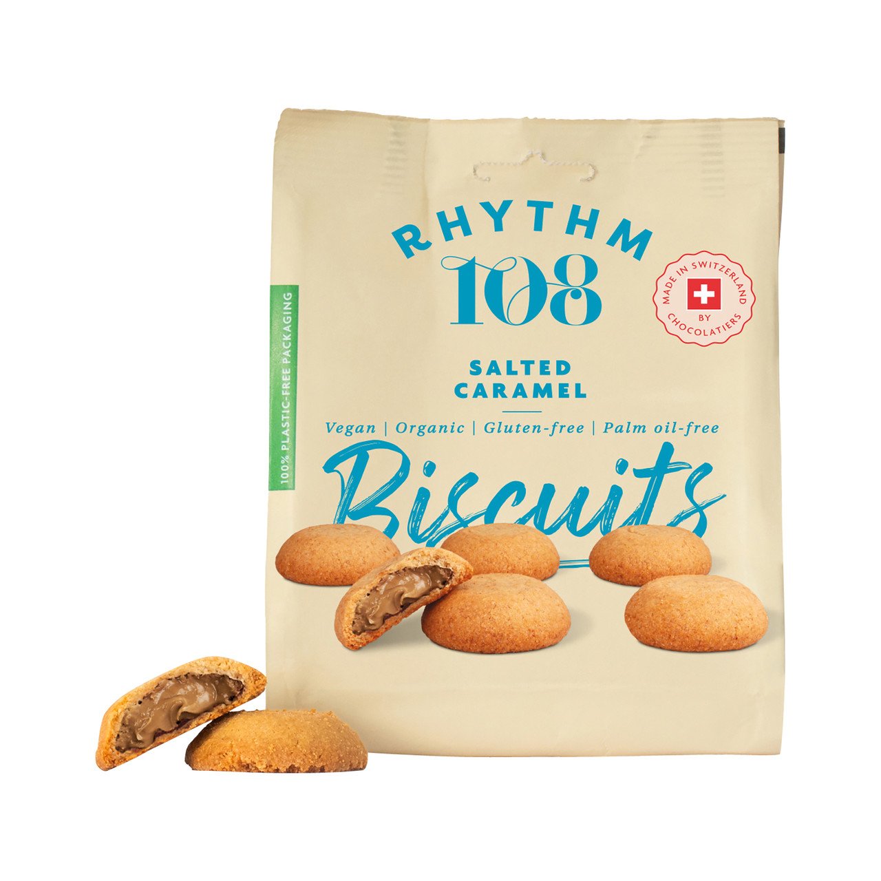 Rhythm 108 Salted Caramel Biscuits 135g