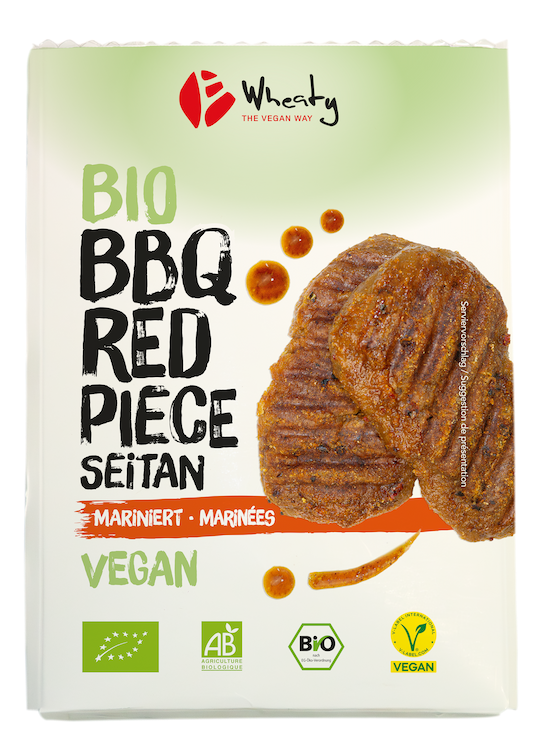 Wheaty Bio BBQ Red Piece Seitan 175g