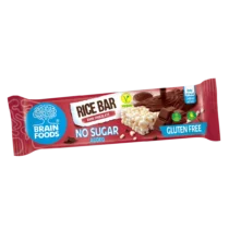 Brain Foods Rice Bar Dark Chocolate 18g