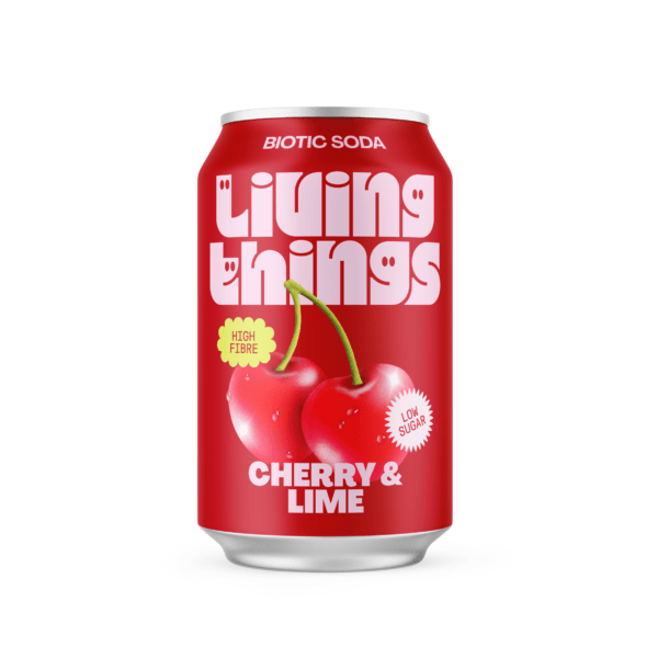 Living Things Kirsche & Limette Limonade 330ml