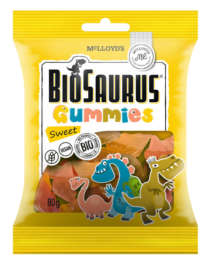 Biosaurus Bio Gummies süss 80g