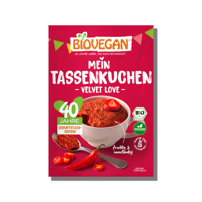 Biovegan Mein Tassenkuchen Velvet Love 55g