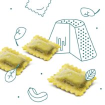 Fermaggio Ravioli mit Ecotta und Pilzen 250g