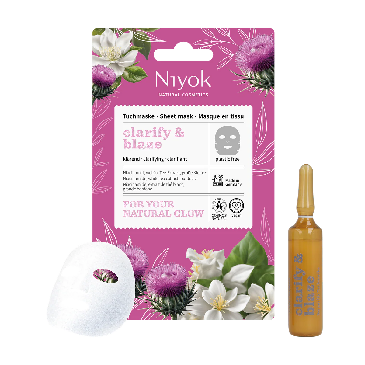 Niyok Tuchmaske Clarify & Blaze