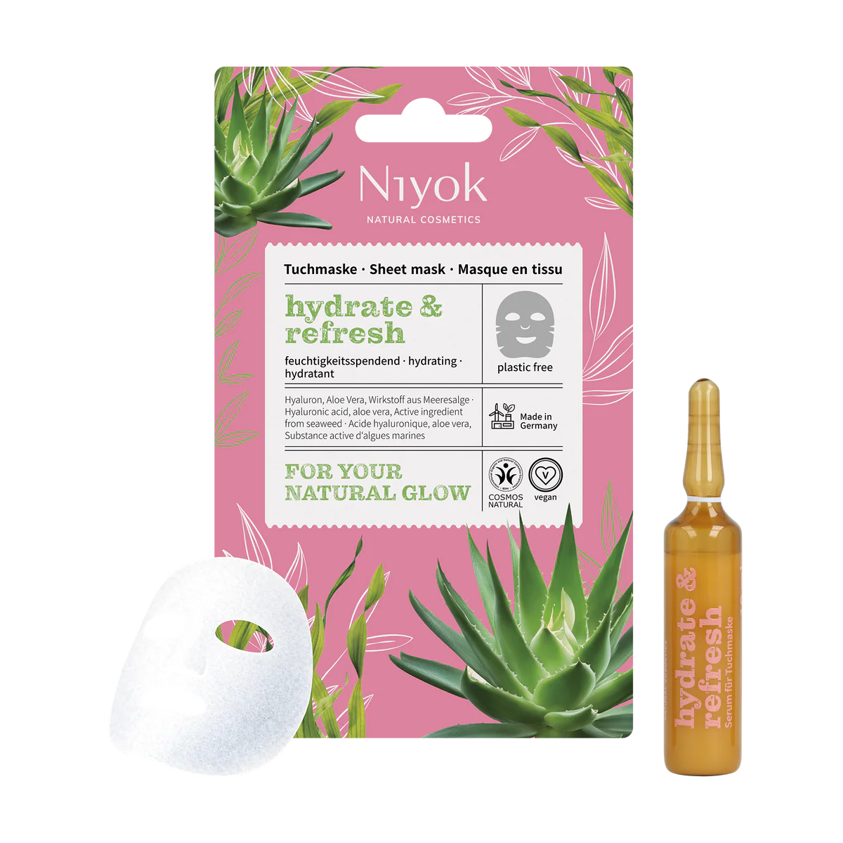Niyok Tuchmaske Hydrate & Refresh