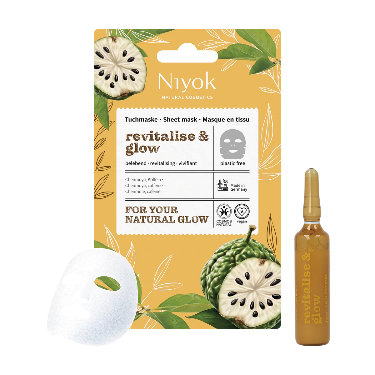 Niyok Tuchmaske Revitalise & Glow