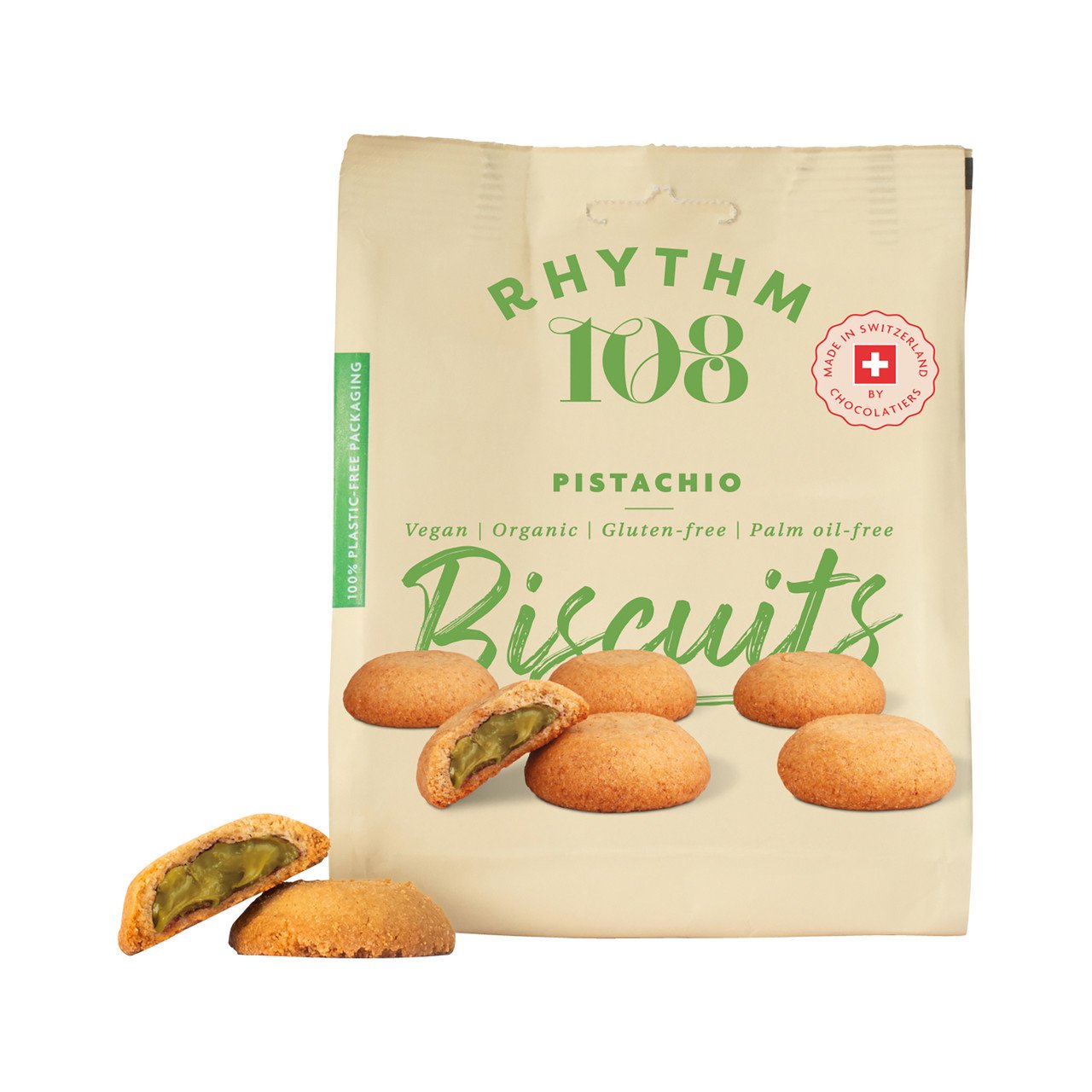 Rhythm 108 Pistachio Biscuits 135g
