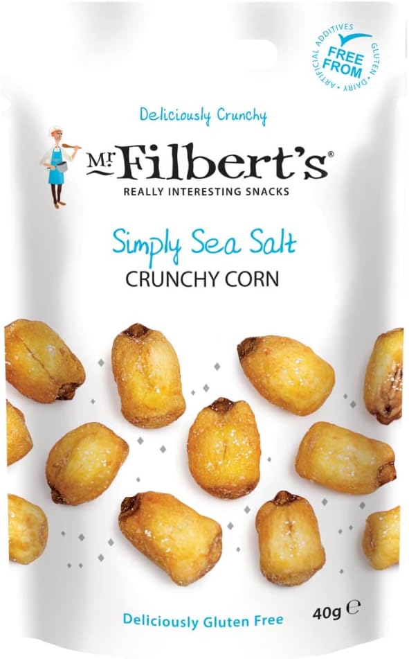 Mr. Filbert’s Crunchy Corn Simply Sea Salt 40g
