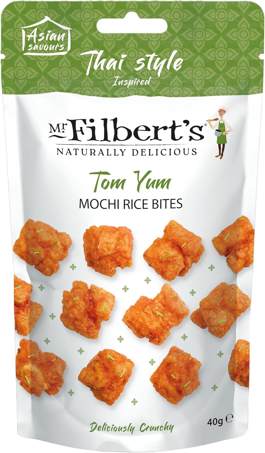 Mr. Filbert’s Tom Yum Mochi Rice Bites 40g