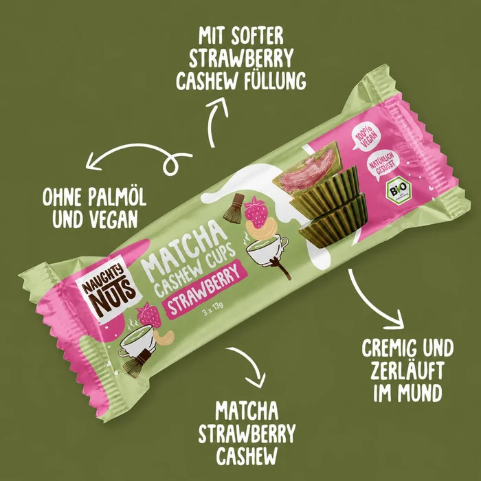 Naughty-Nuts-Matcha-Cashew-Cups-Erdbeerfuellung-vegan Naughty-Nuts-Matcha-Cashew-Cups-Erdbeerfuellung-vegan