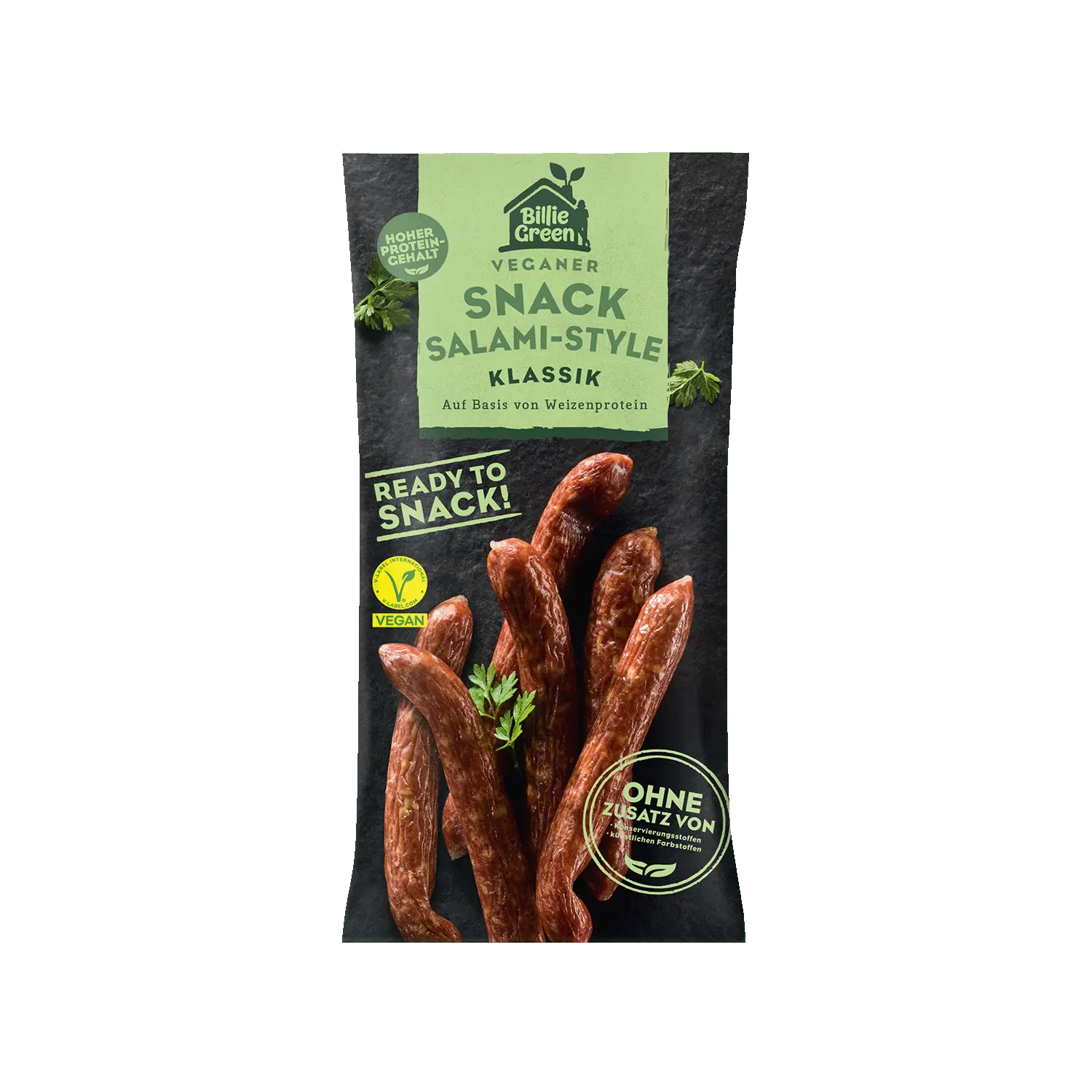 Billie Green Veganer Snack Salami Style 75g